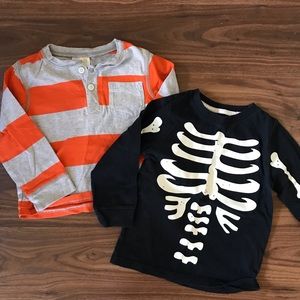 2 Boys Long-Sleeve shirts